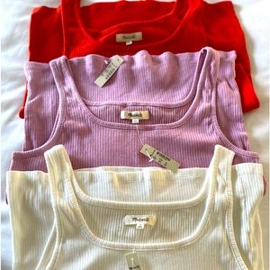 Bundle New with tags Madewell Tank Tops (Medium)